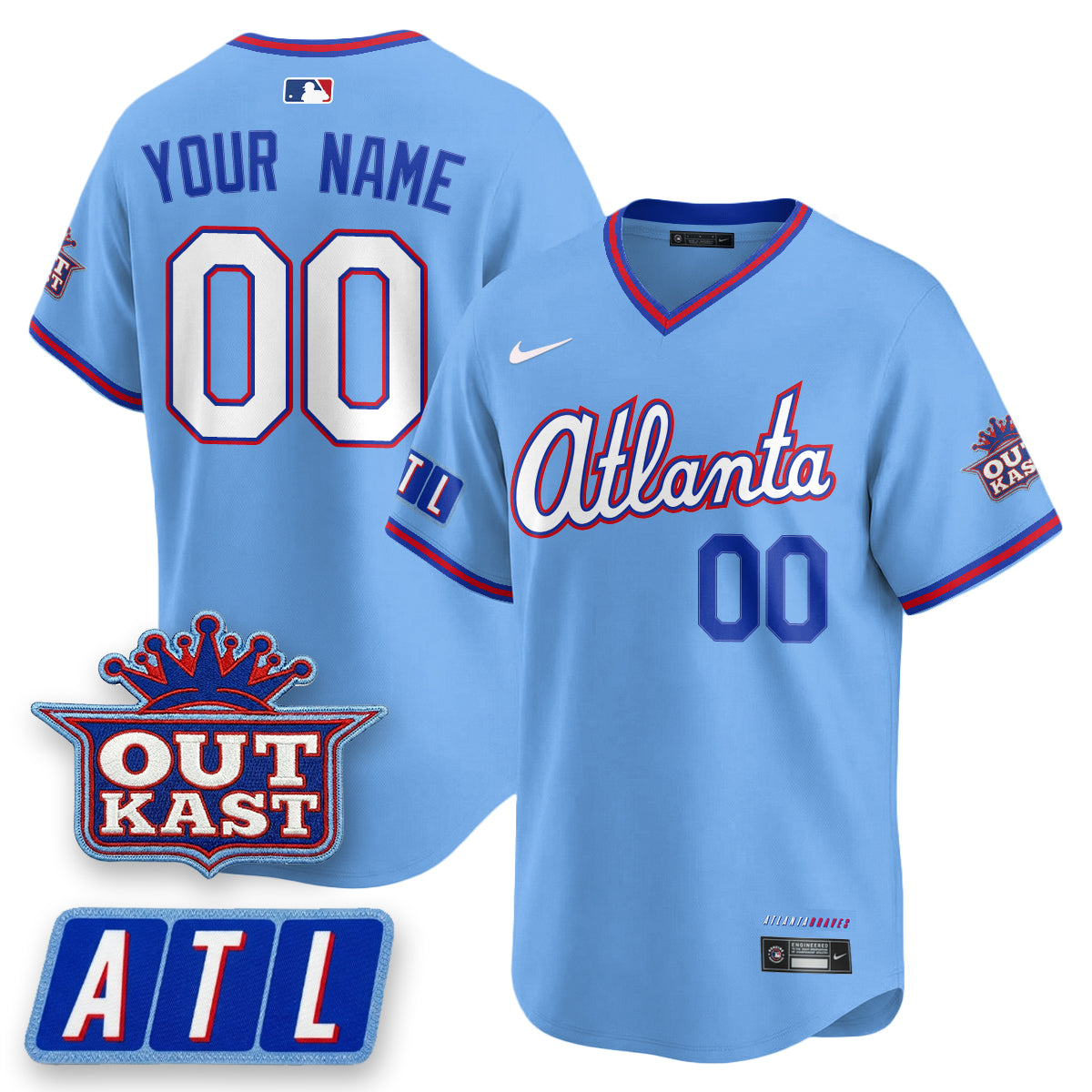 ATL 2026 City Connect x Outkast Patch Vapor Limited Custom Jersey - Stitched
