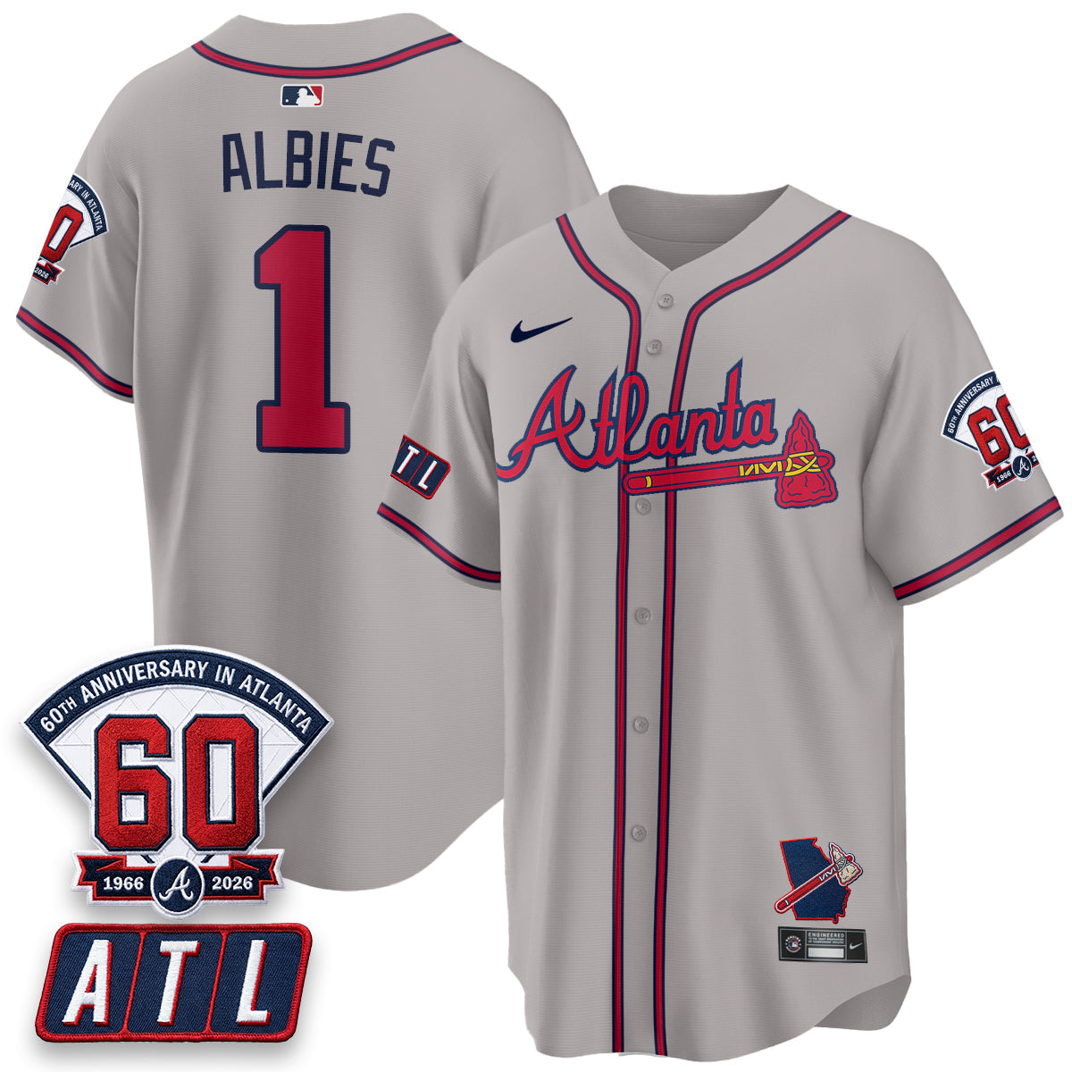 ATL 2026 60th Anniversary Vapor Limited Jersey - Stitched