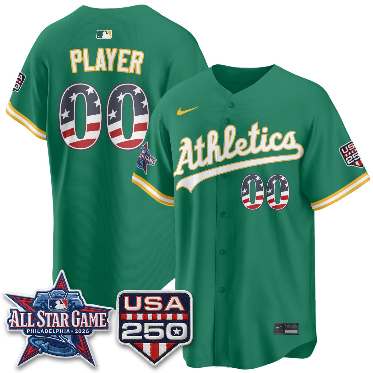 OAK 2026 All Star Edition Vapor Custom Jersey - Stitched