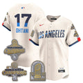 LAD Gold Collection Stadium Vapor Limited Jersey - Back to Back 9x Champs - Stitched