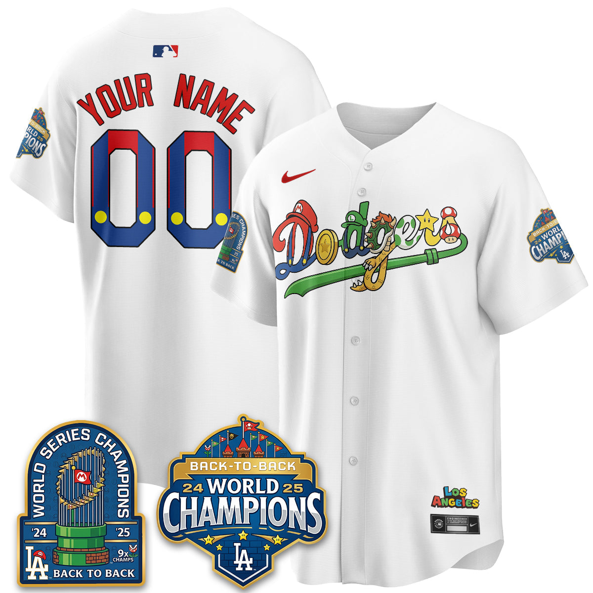 LAD x The Red Plumber Vapor Custom Jersey - Printed