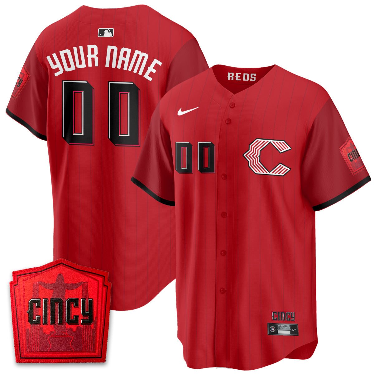CIN 2026 City Connect Limited Premier Vapor Custom Jersey - Stitched