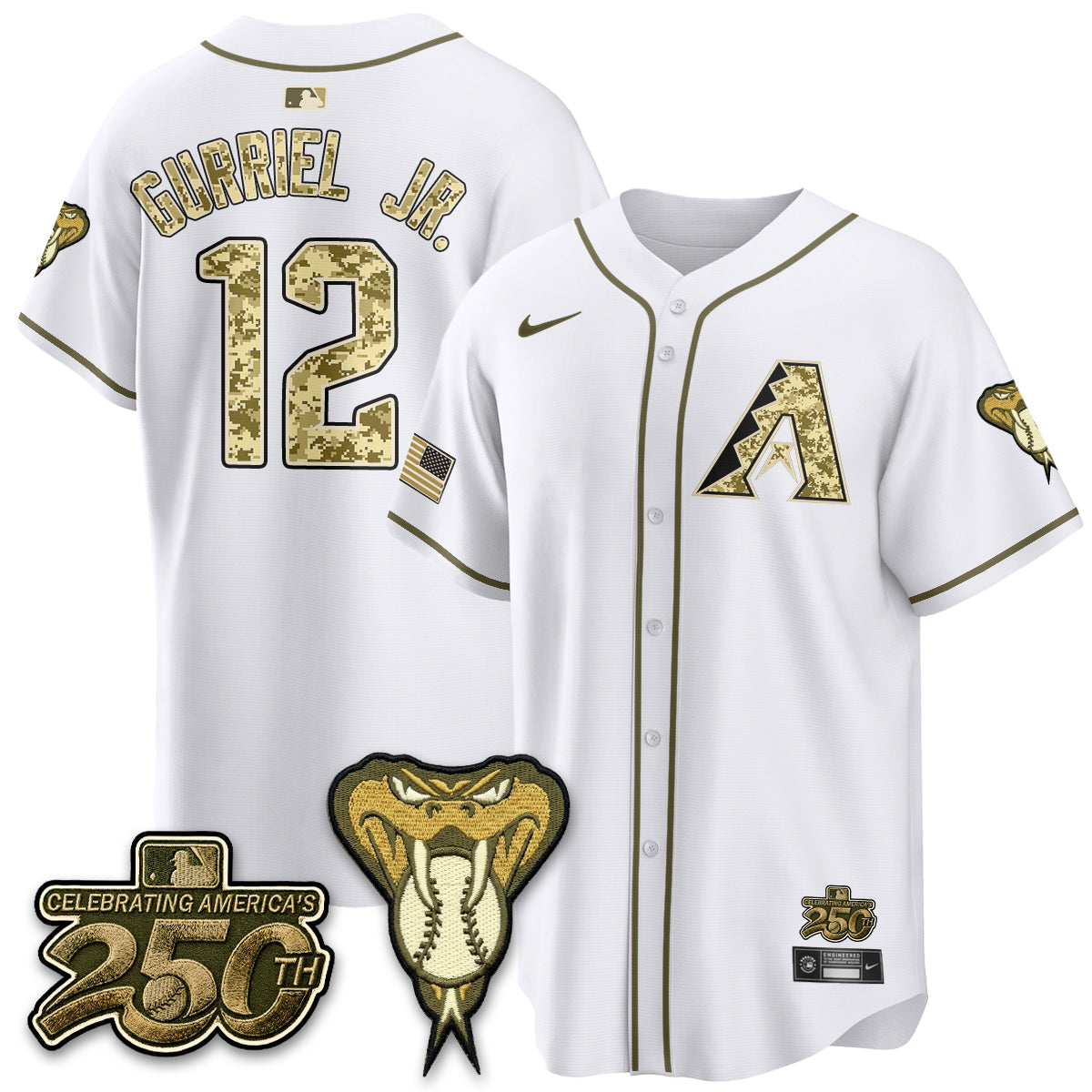 ARI Salute to Service 2026 Vapor Premier Limited Jersey - Stitched