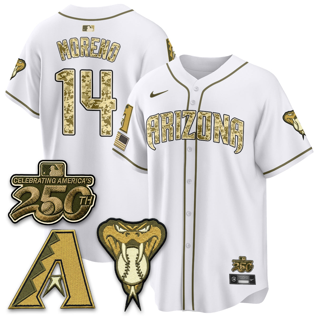 ARI Salute to Service 2026 Vapor Premier Limited Jersey - Stitched