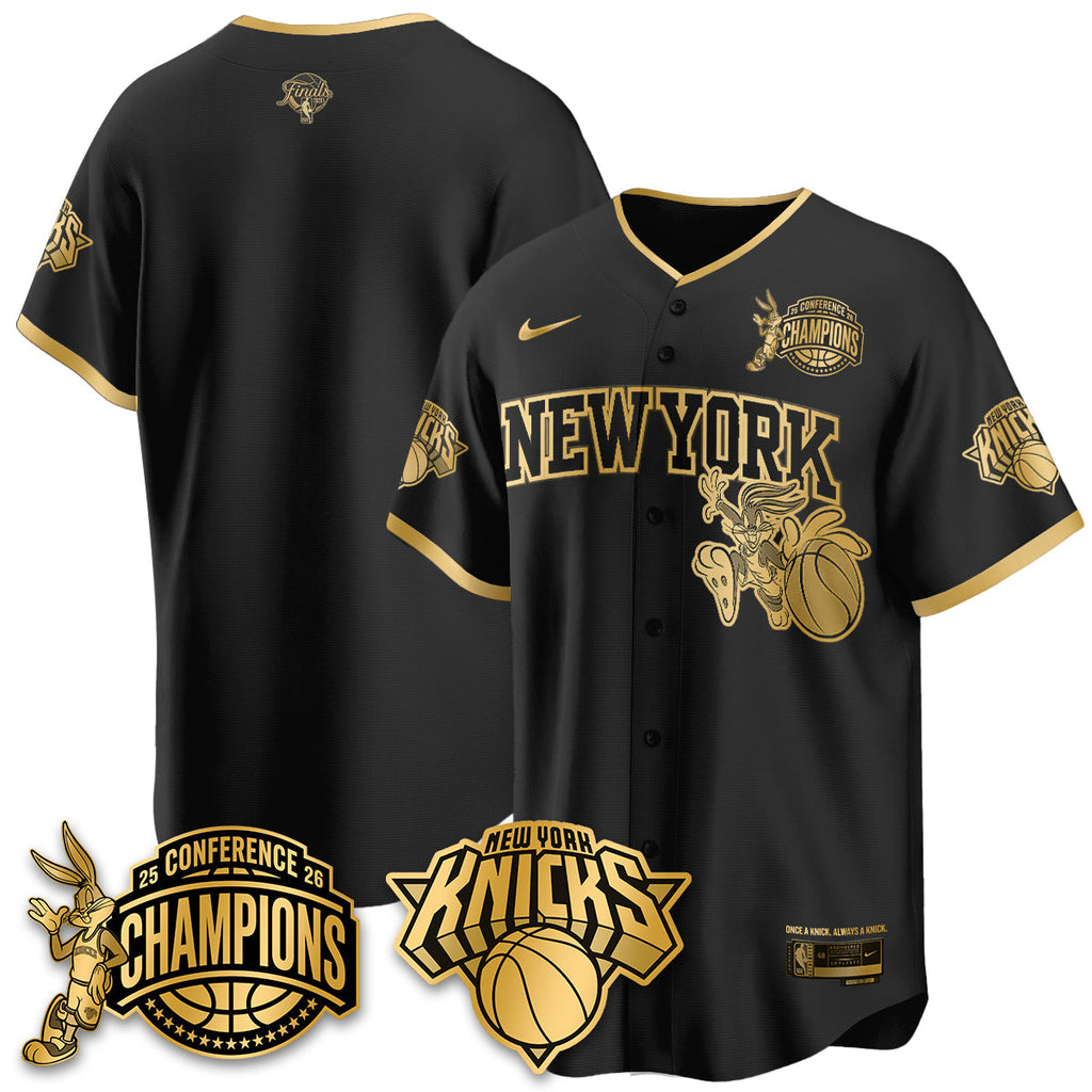 NYK 2026 Basketball  Finals x Bunny Vapor Jersey V2- Stitched