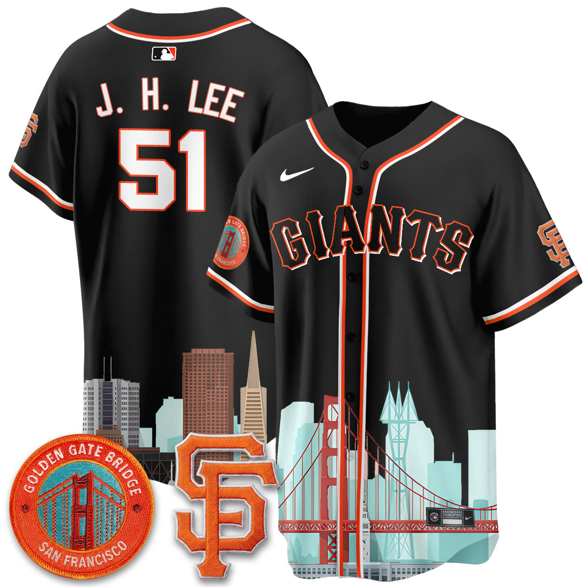 SF SF City Edition Vapor Jersey - Stitched