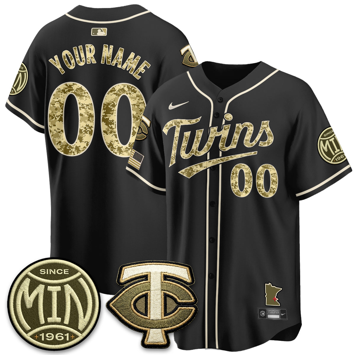 MIN 2026 Armed Forces Day Custom Jersey  - Stitched