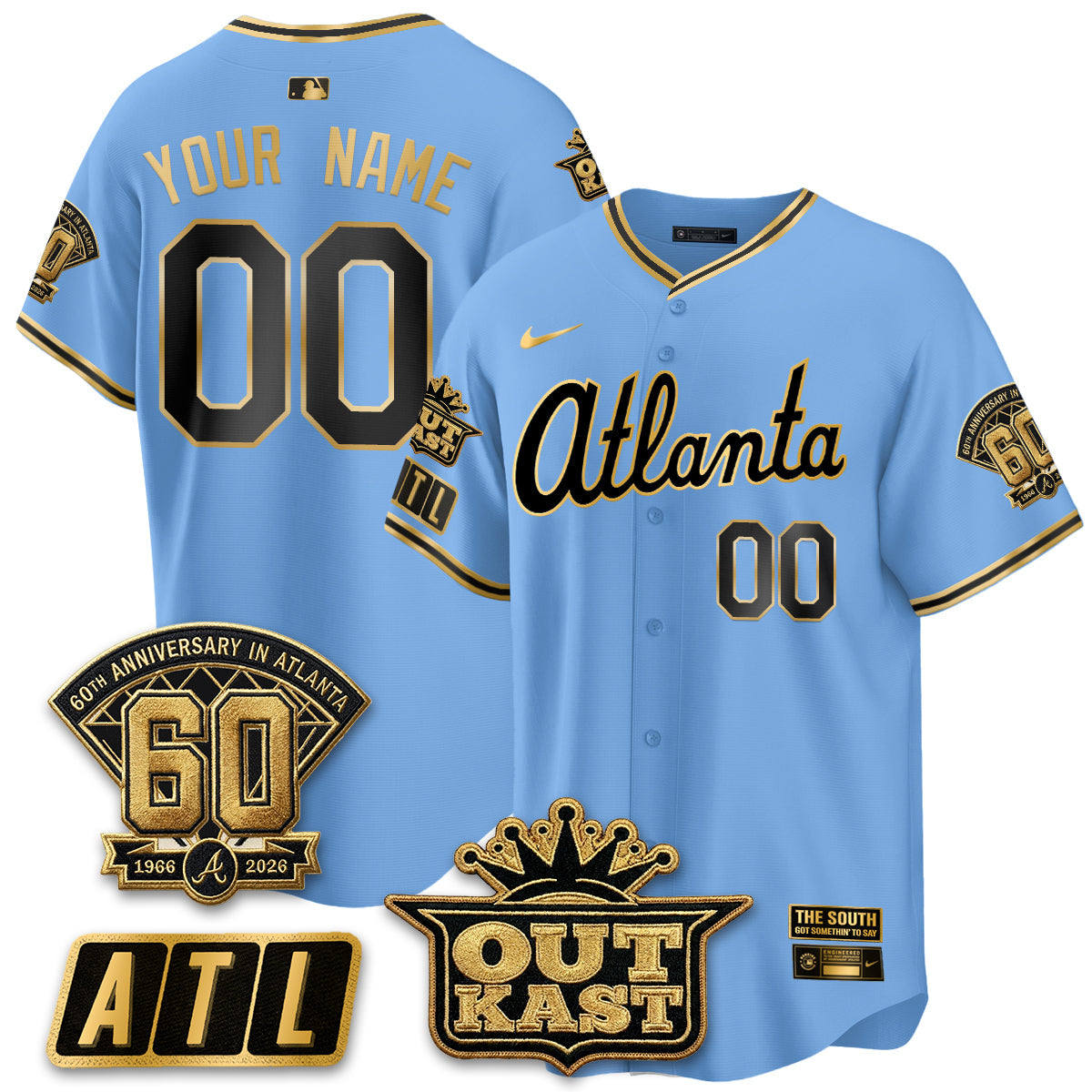 ATL 2026 Gothic Edition Vapor Limited Custom Jersey - Stitched