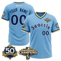SEA 50th Anniversary Throwback Limited Custom Jersey - Stitched
