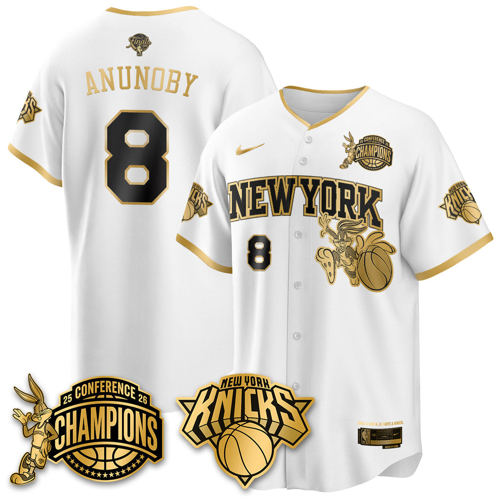 NYK 2026 Basketball  Finals x Bunny Vapor Jersey V2- Stitched