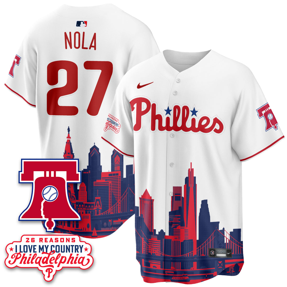 PHI "26 Reasons I Love My Country" Edition Vapor Jersey - Stitched