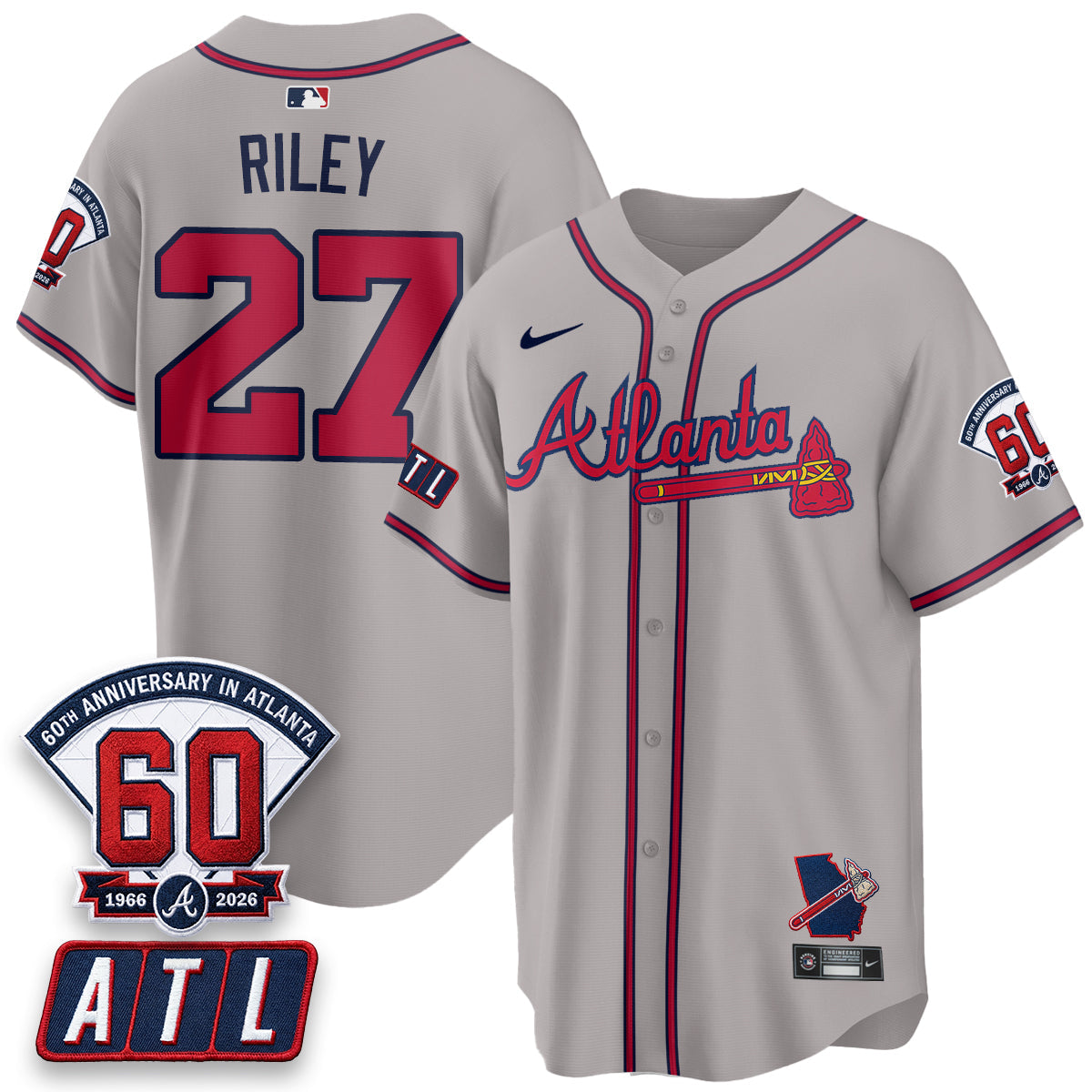 ATL 2026 60th Anniversary Vapor Limited Jersey - Stitched