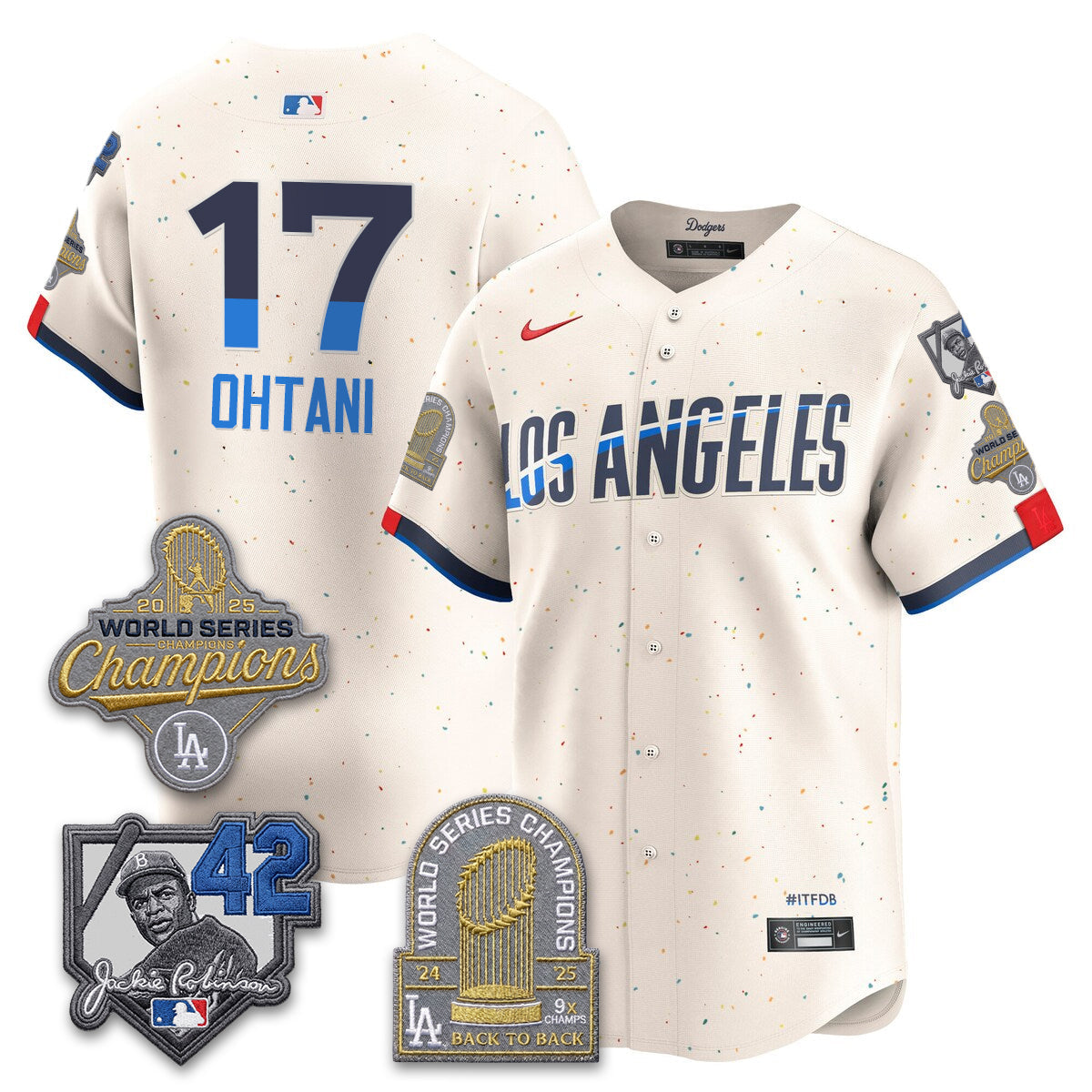 LAD 2026 Jackie Robinson New Era Vapor Limited Jersey - Stitched