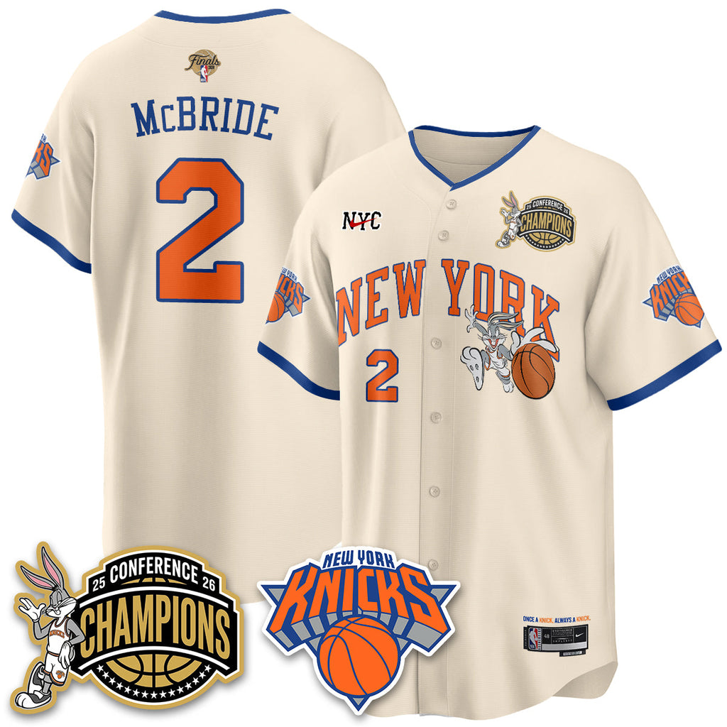 NYK 2026 Basketball  Finals x Bunny Vapor Jersey V2- Stitched