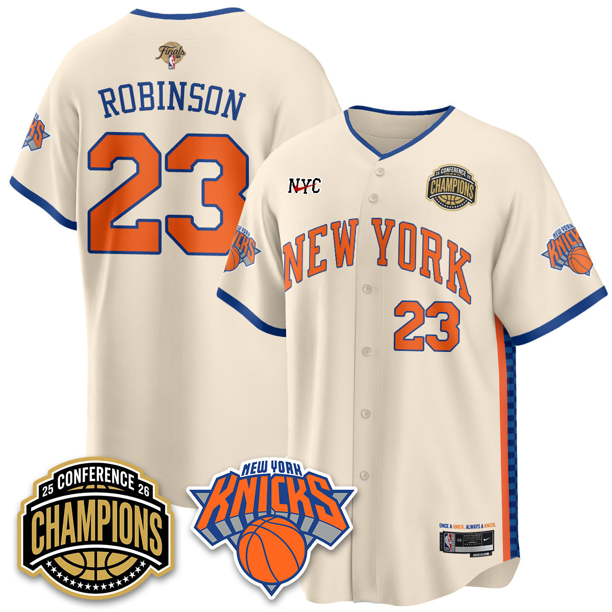 NYK 2026 Basketball  Finals Vapor City Edition Jersey V2- Stitched