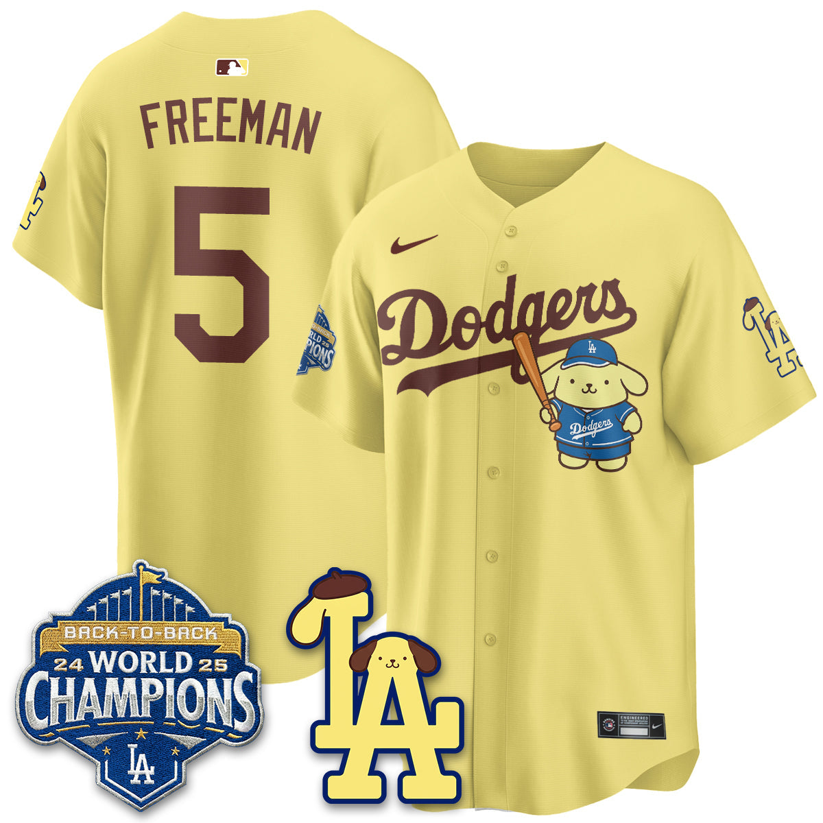 LAD Pompompurin Edition Vapor Jersey - Stitched
