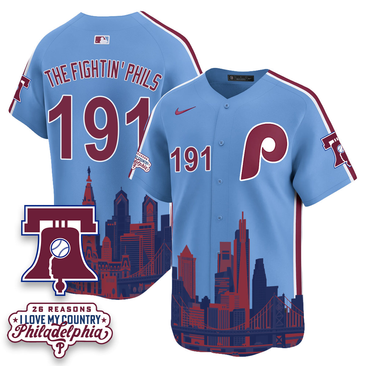 PHI "26 Reasons I Love My Country" Edition Vapor Jersey - Stitched