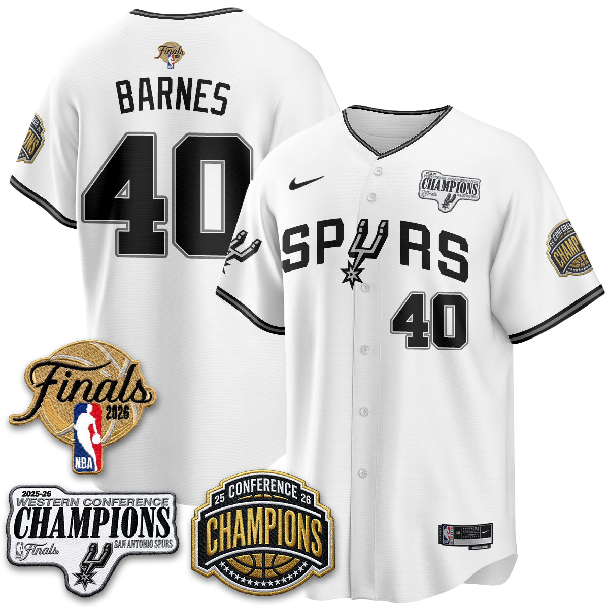 SAS 2026 Basketball Finals Vapor Jersey - Stitched