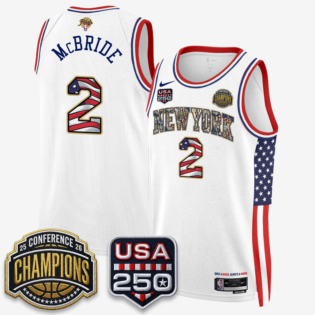 NYK 2026 Basketball  Eastern Conference Champions x Fourth of July Vapor Jersey - Stitched