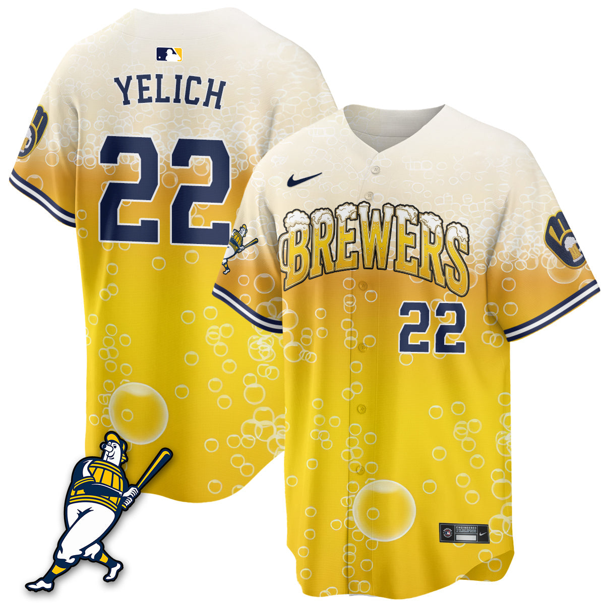 MIL "Pitcher & Pint" Edition Vapor Limited Jersey - Stitched