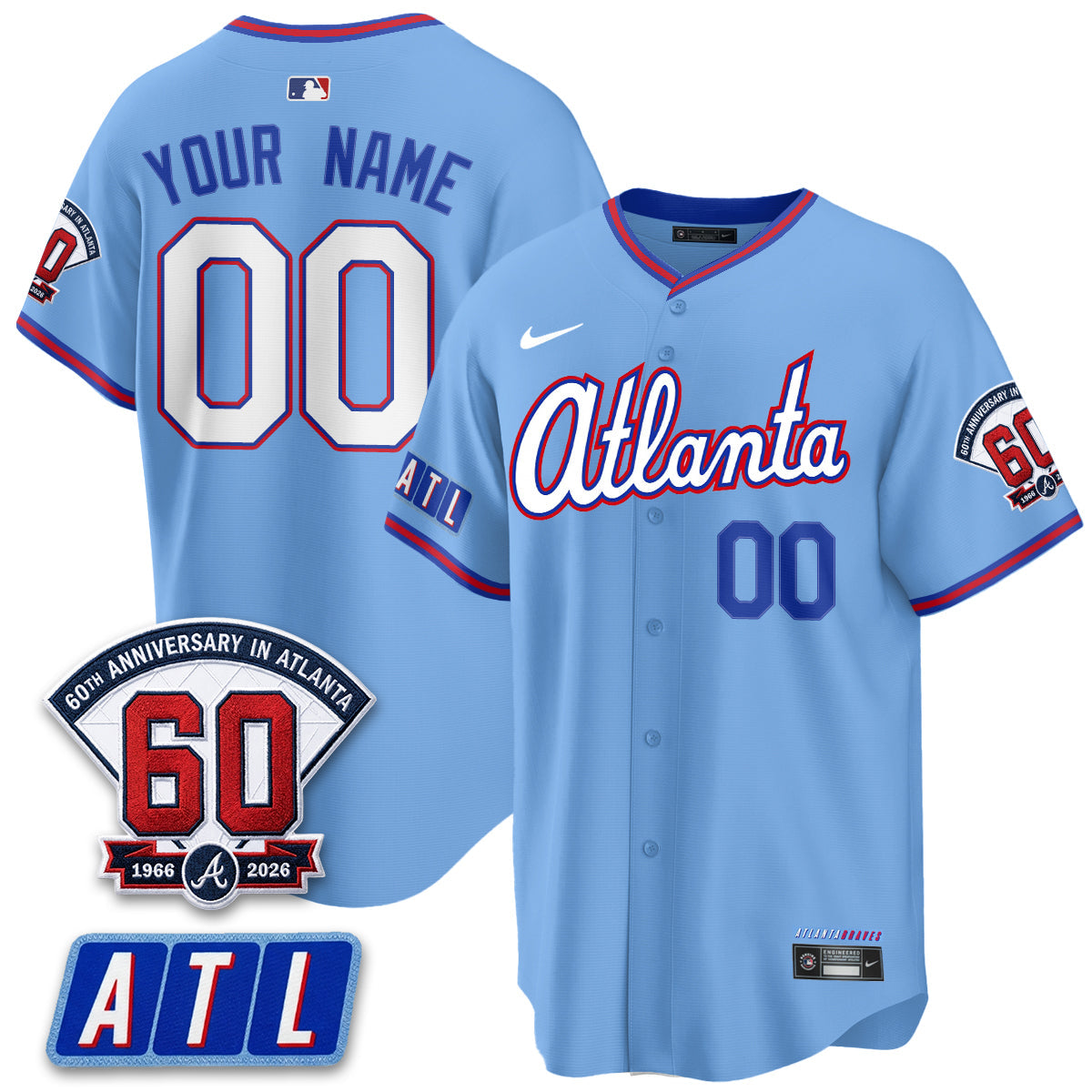 ATL 2026 City Connect Vapor Limited Custom Jersey - Stitched V3
