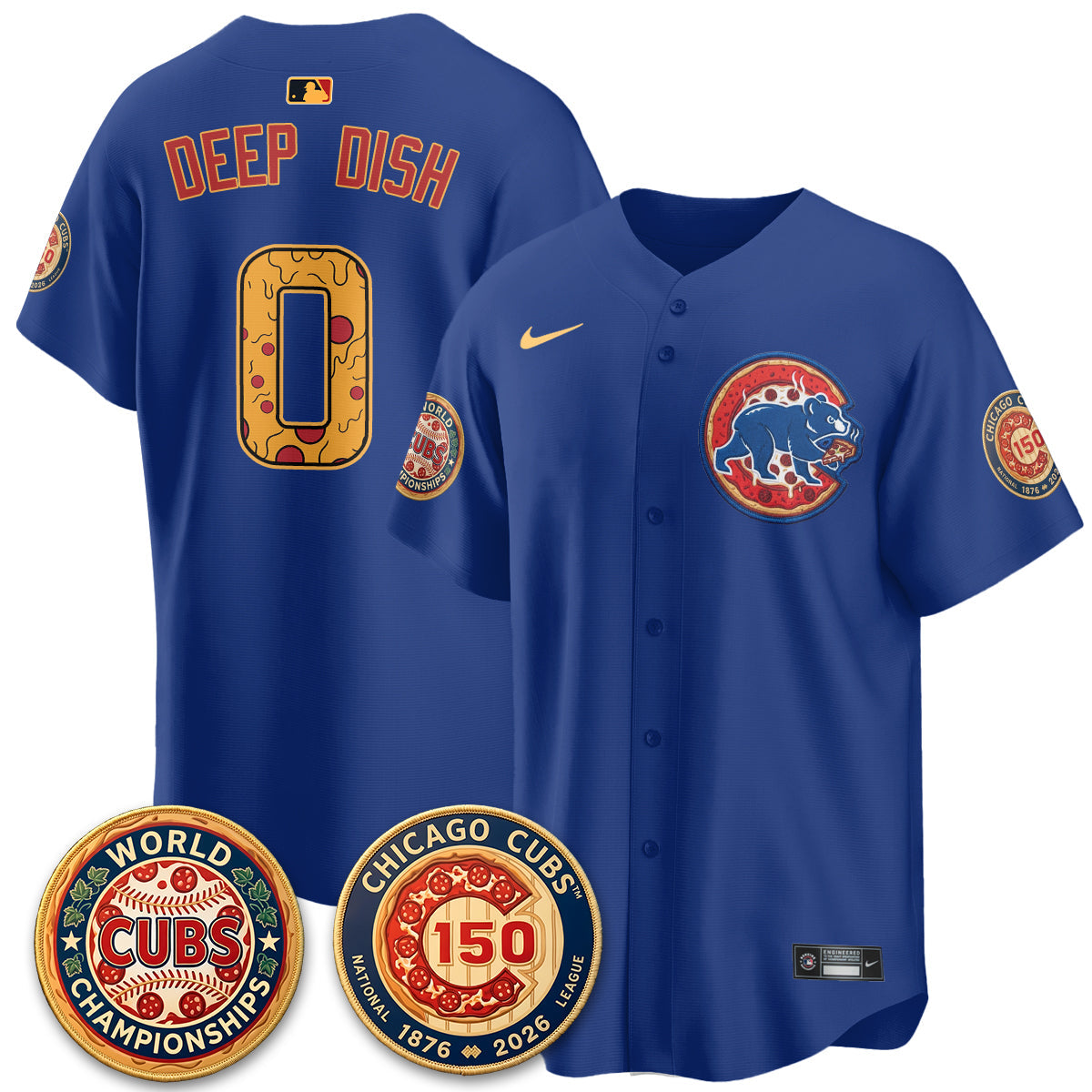CHC Deep Dish Pizza Vapor Limited Jersey - Stitched