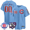 CHC 150th Anniversary & Jackie Robinson Day Patch Vapor Premier Limited Custom Jersey - Stitched