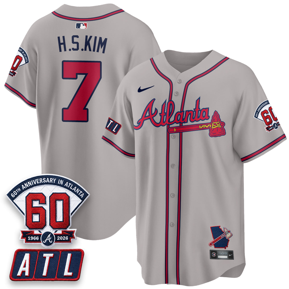 ATL 2026 60th Anniversary Vapor Limited Jersey - Stitched