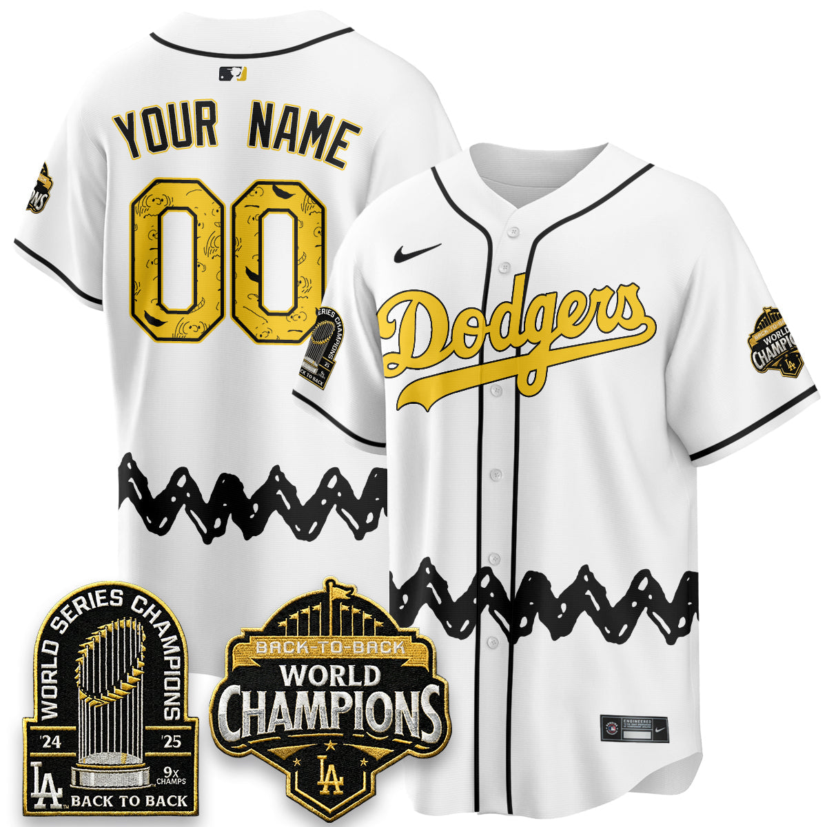 LAD x P-nuts Style Vapor Custom Jersey - Stitched