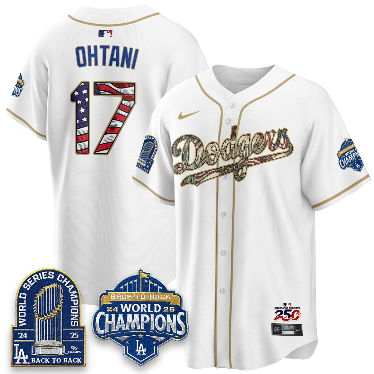 LAD 2026 Independence Day USA Vapor Limited Jersey - Stitched