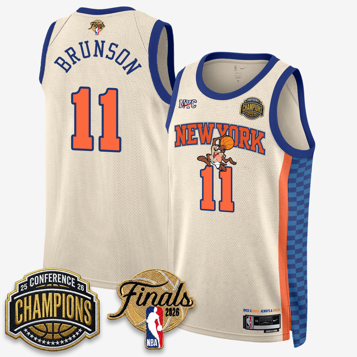 NYK 2026 Basketball  Eastern Conference Champions x Looney Tunes Vapor Jersey V2- Stitched