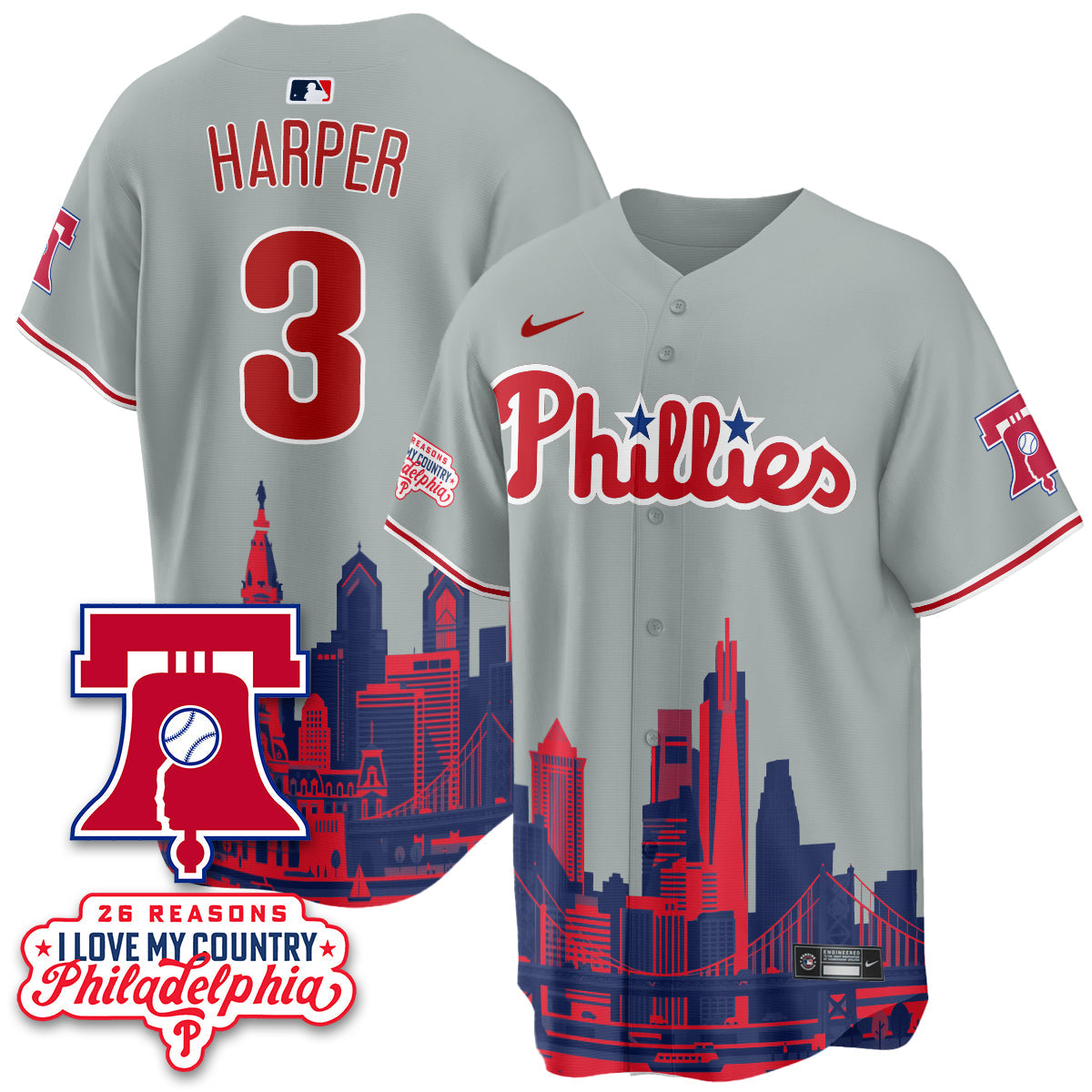 PHI "26 Reasons I Love My Country" Edition Vapor Jersey - Stitched