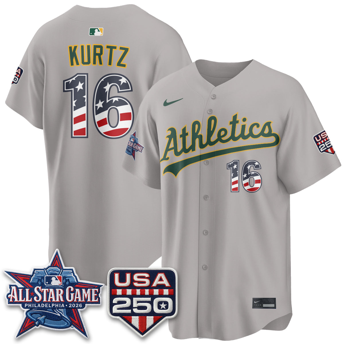 OAK 2026 All Star Edition Vapor Jersey - Stitched