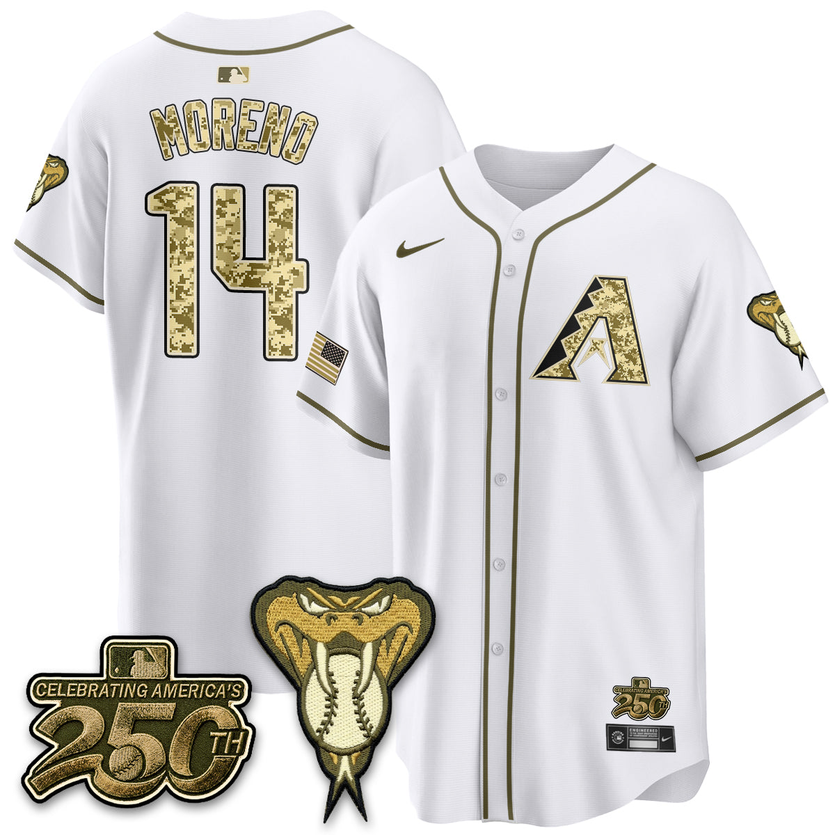 ARI Salute to Service 2026 Vapor Premier Limited Jersey - Stitched