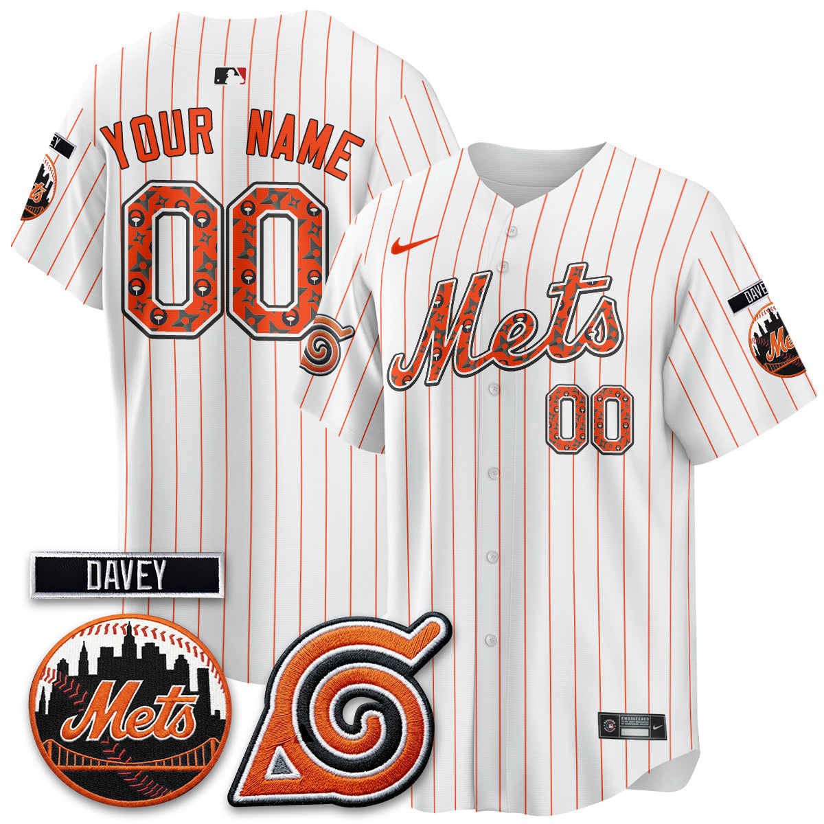NYM x Naruto Nights 2026 Vapor Limited Custom Jersey - Stitched V2