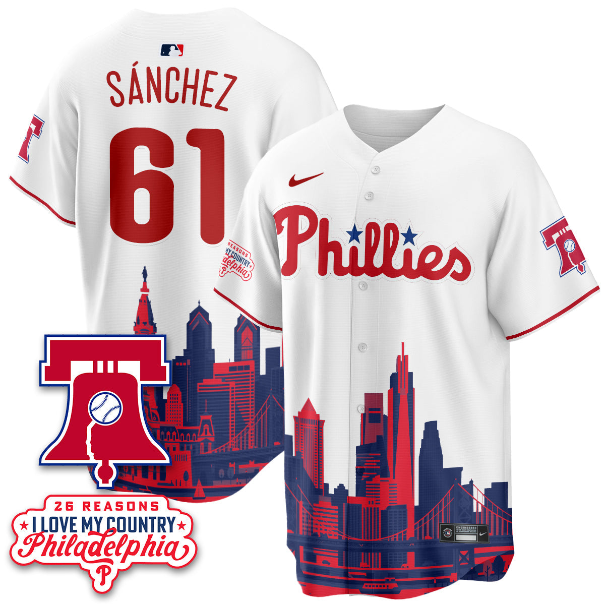 PHI "26 Reasons I Love My Country" Edition Vapor Jersey - Stitched