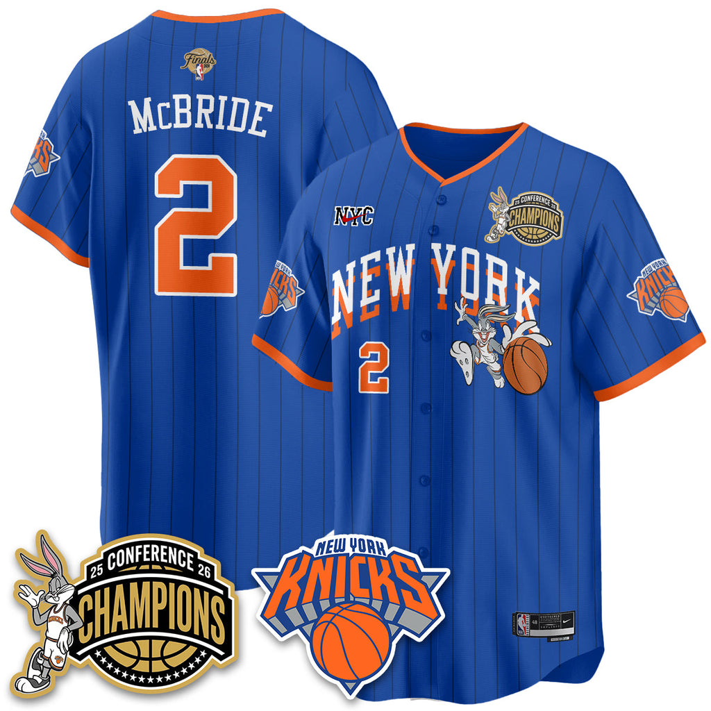 NYK 2026 Basketball  Finals x Bunny Vapor Jersey V2- Stitched