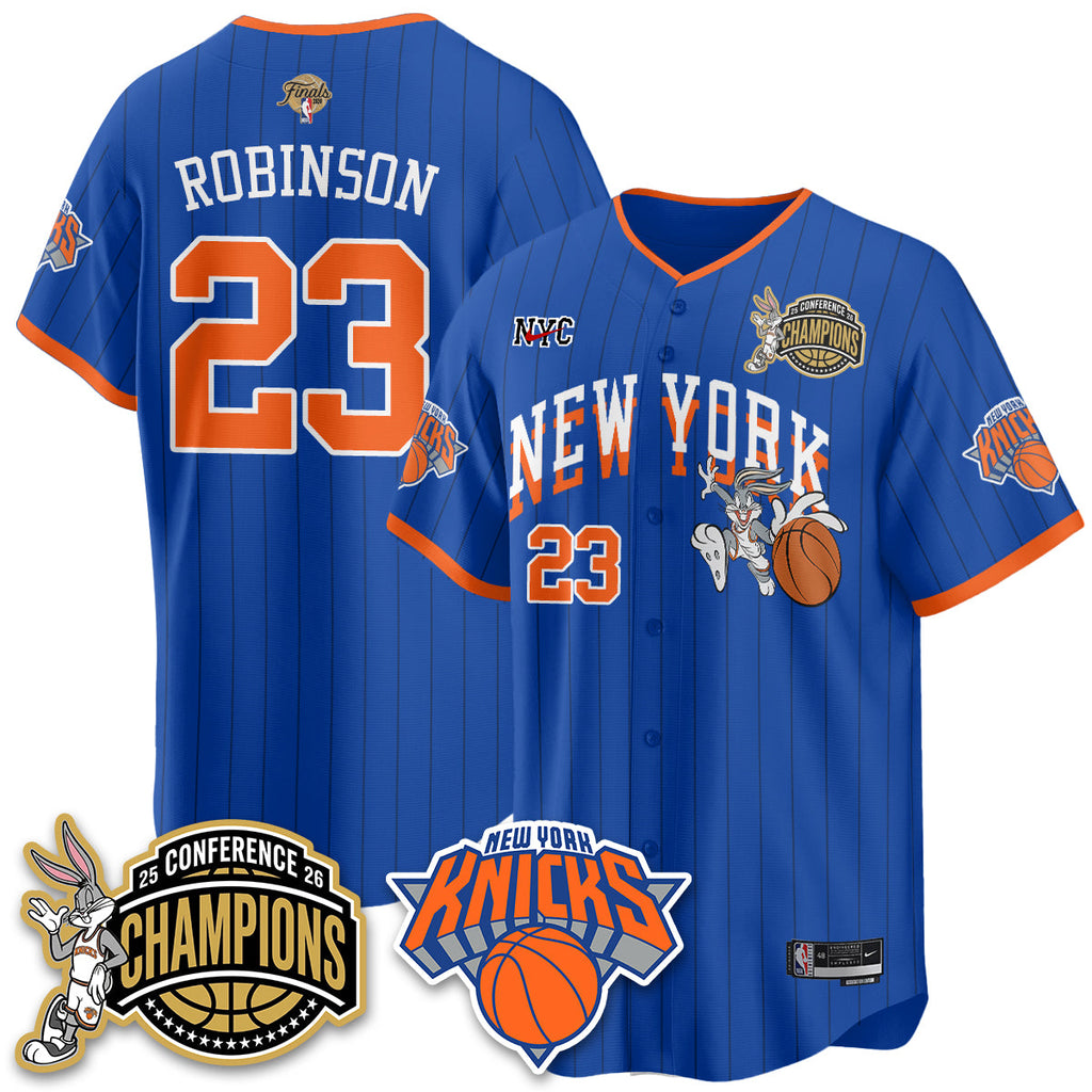 NYK 2026 Basketball  Finals x Bunny Vapor Jersey V2- Stitched