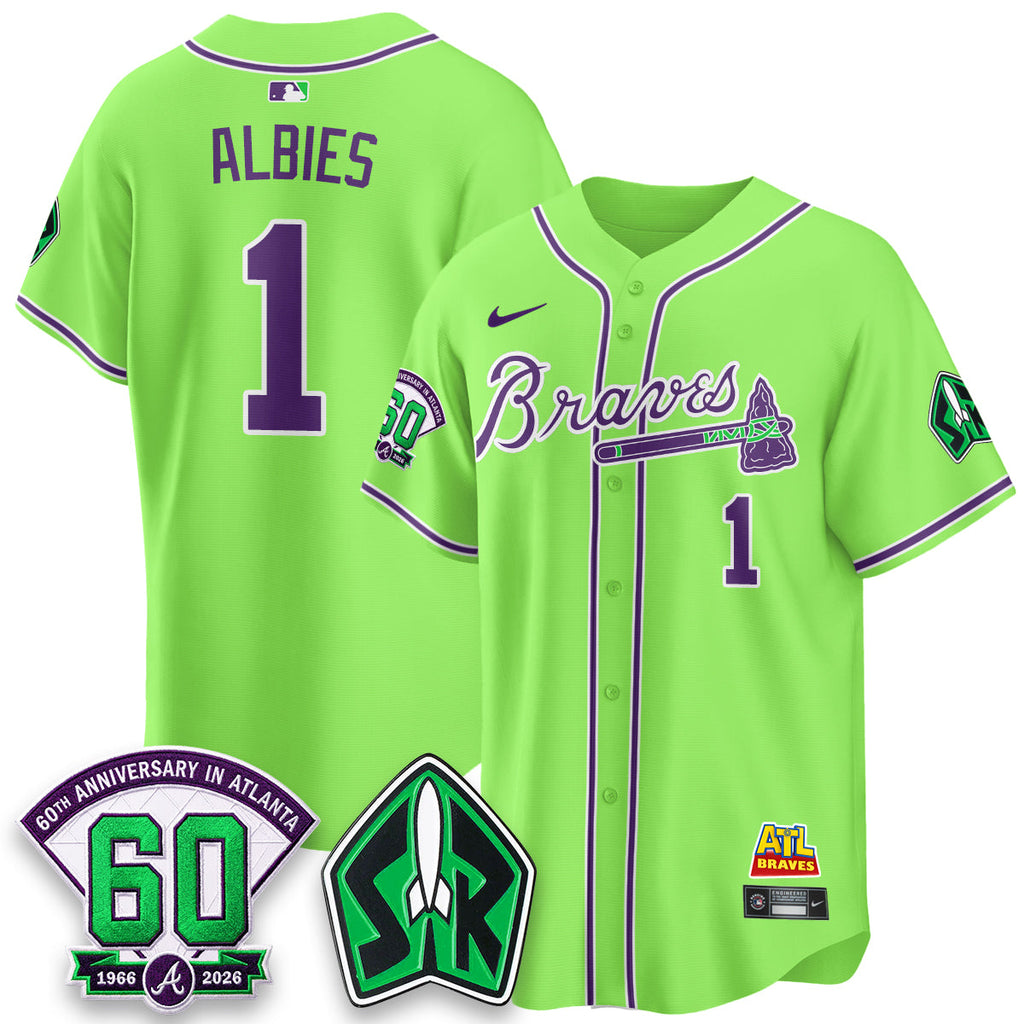 ATL 60th Anniversary Space Ranger Edition Vapor Limited Jersey - Stitched