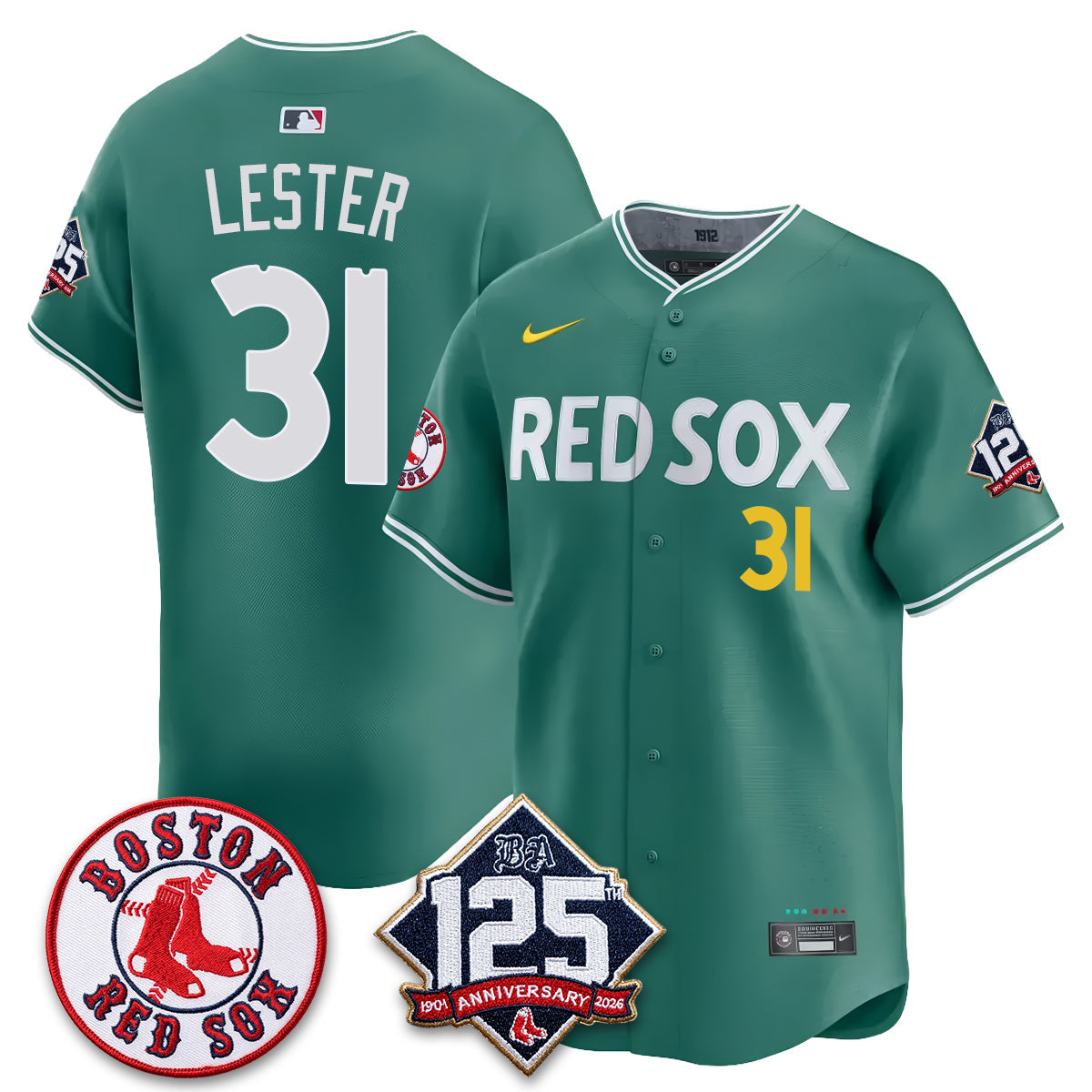 BOS 125th Anniversary Patch Vapor Jersey - Stitched
