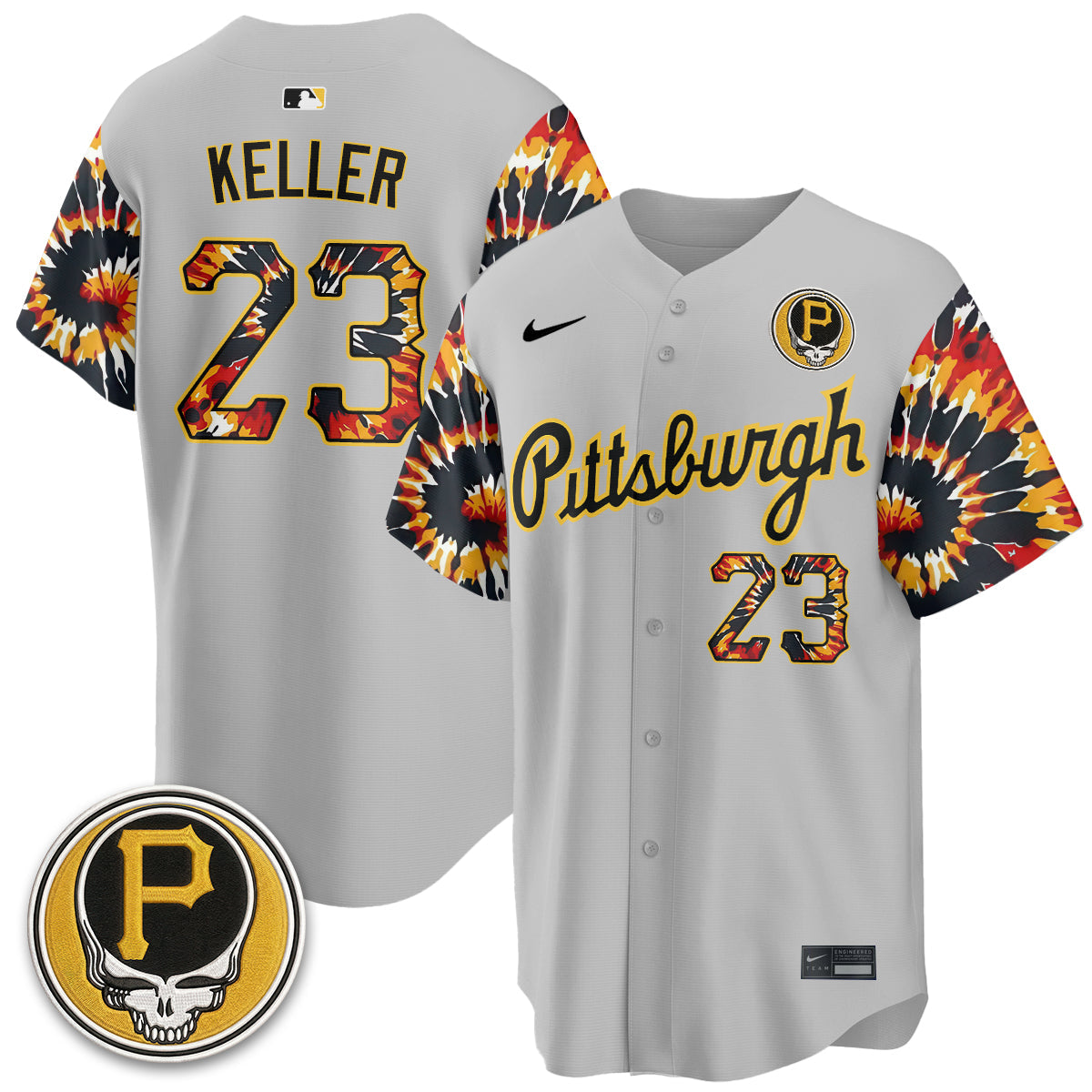 PIT x Grateful Dead Vapor Limited Jersey - Stitched