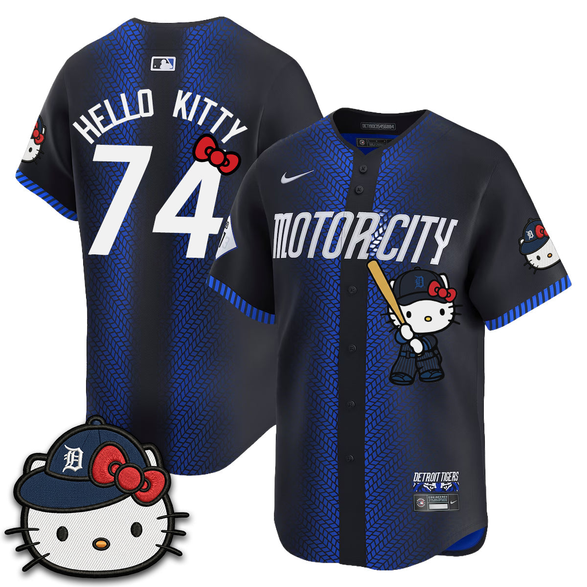 DET x Meow KT Edition Vapor Limited Jersey - Stitched