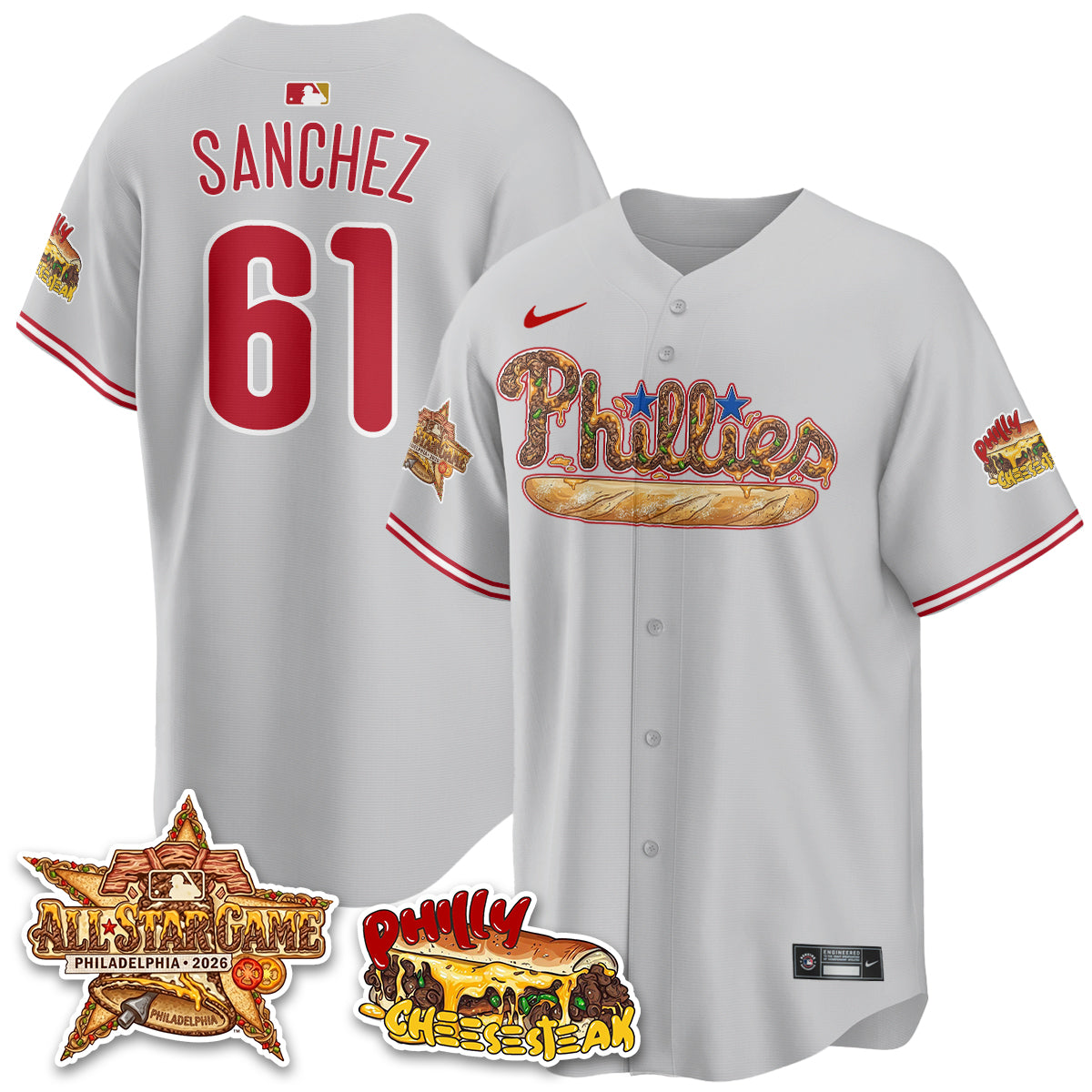 PHI Cheesesteak Edition Vapor Limited Jersey - Stitched