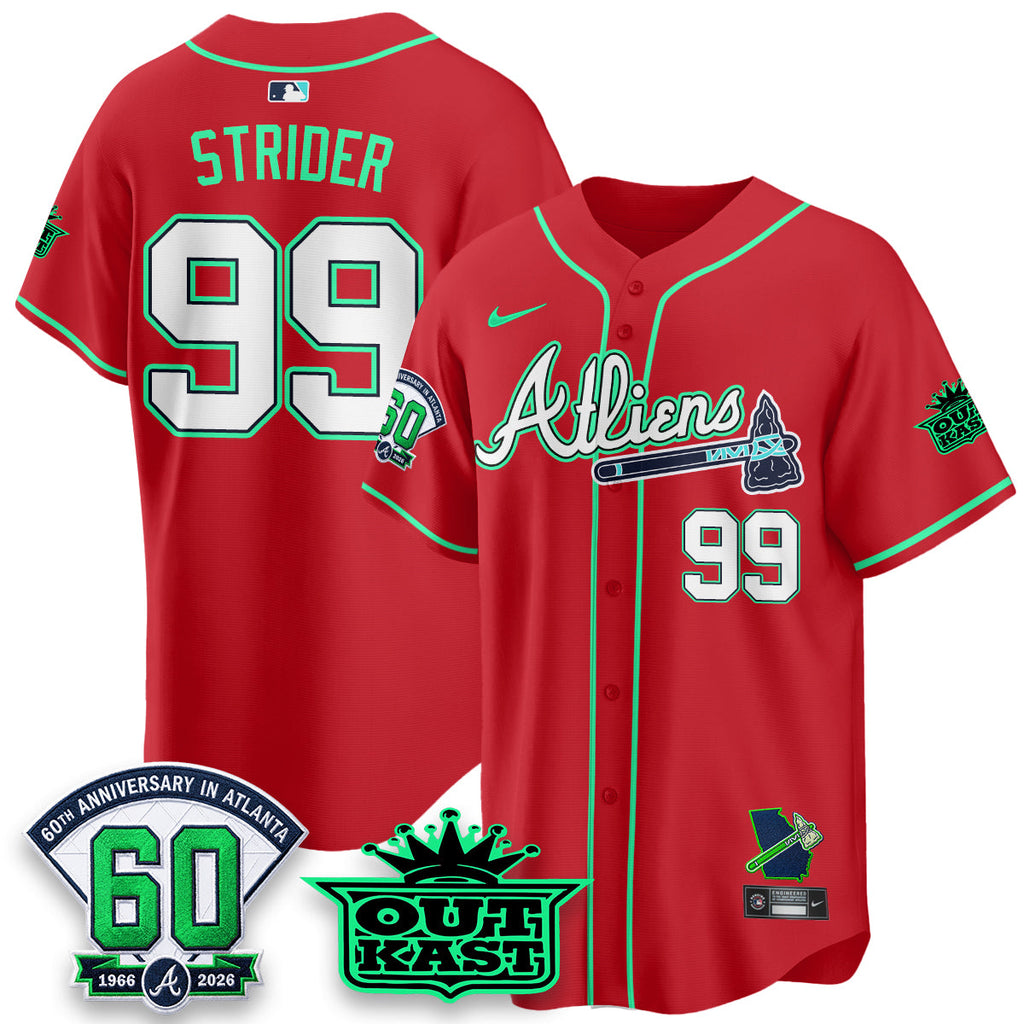 ATL x Atliens Cool Base Galaxy Version Jersey - Stitched