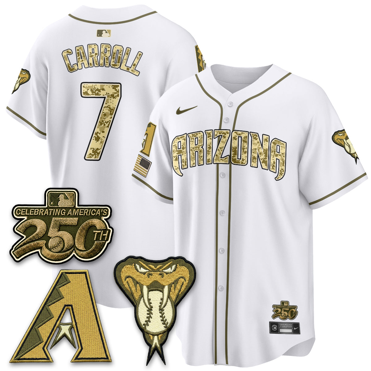 ARI Salute to Service 2026 Vapor Premier Limited Jersey - Stitched