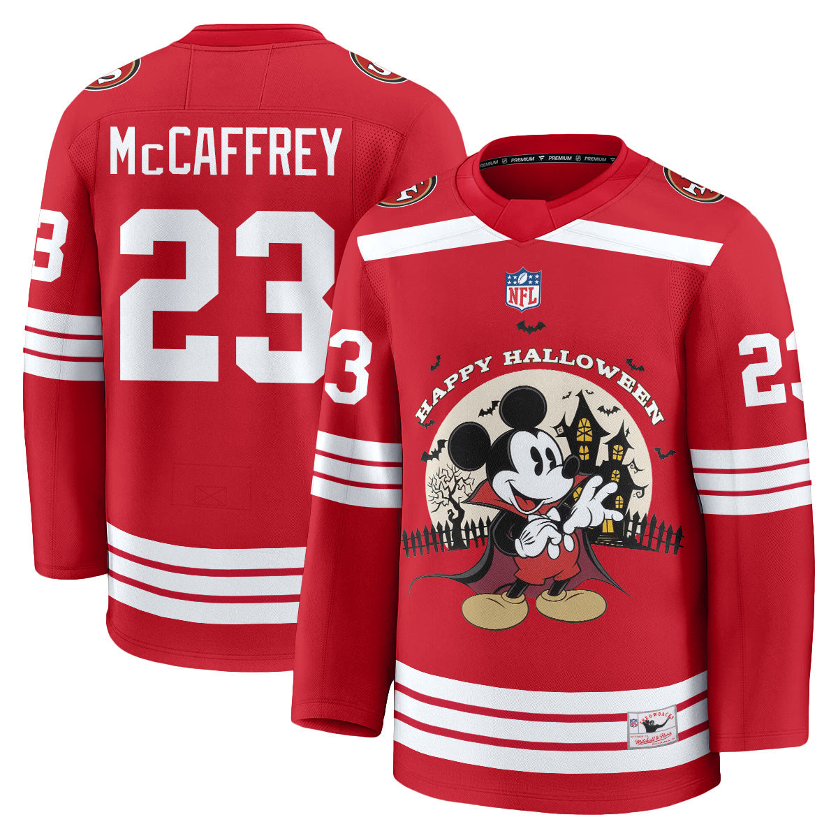 SF x Halloween Cartoon Mouse Edition Hockey Jersey - Printed