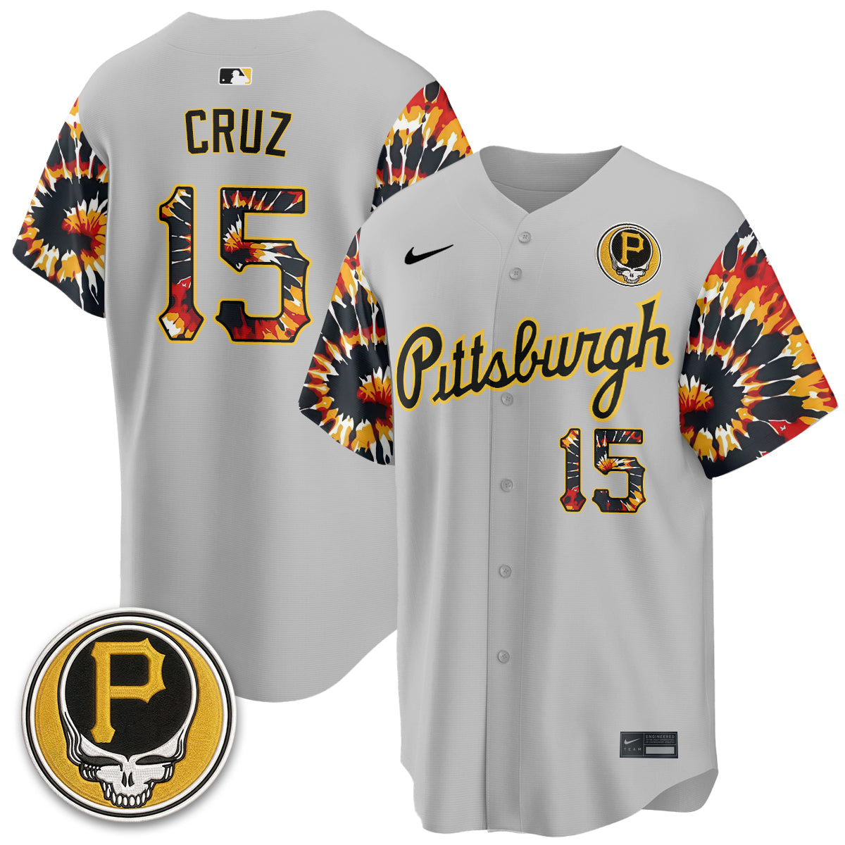 PIT x Grateful Dead Vapor Limited Jersey - Stitched