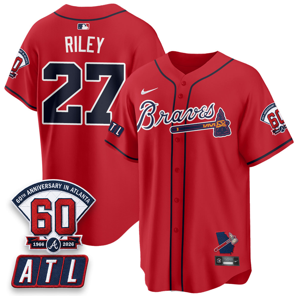 ATL 2026 60th Anniversary Vapor Limited Jersey - Stitched