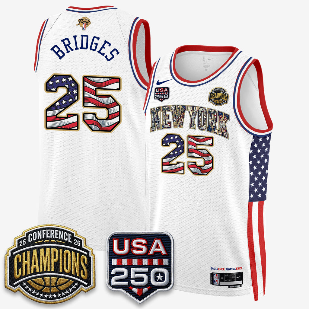NYK 2026 Basketball  Eastern Conference Champions x Fourth of July Vapor Jersey - Stitched