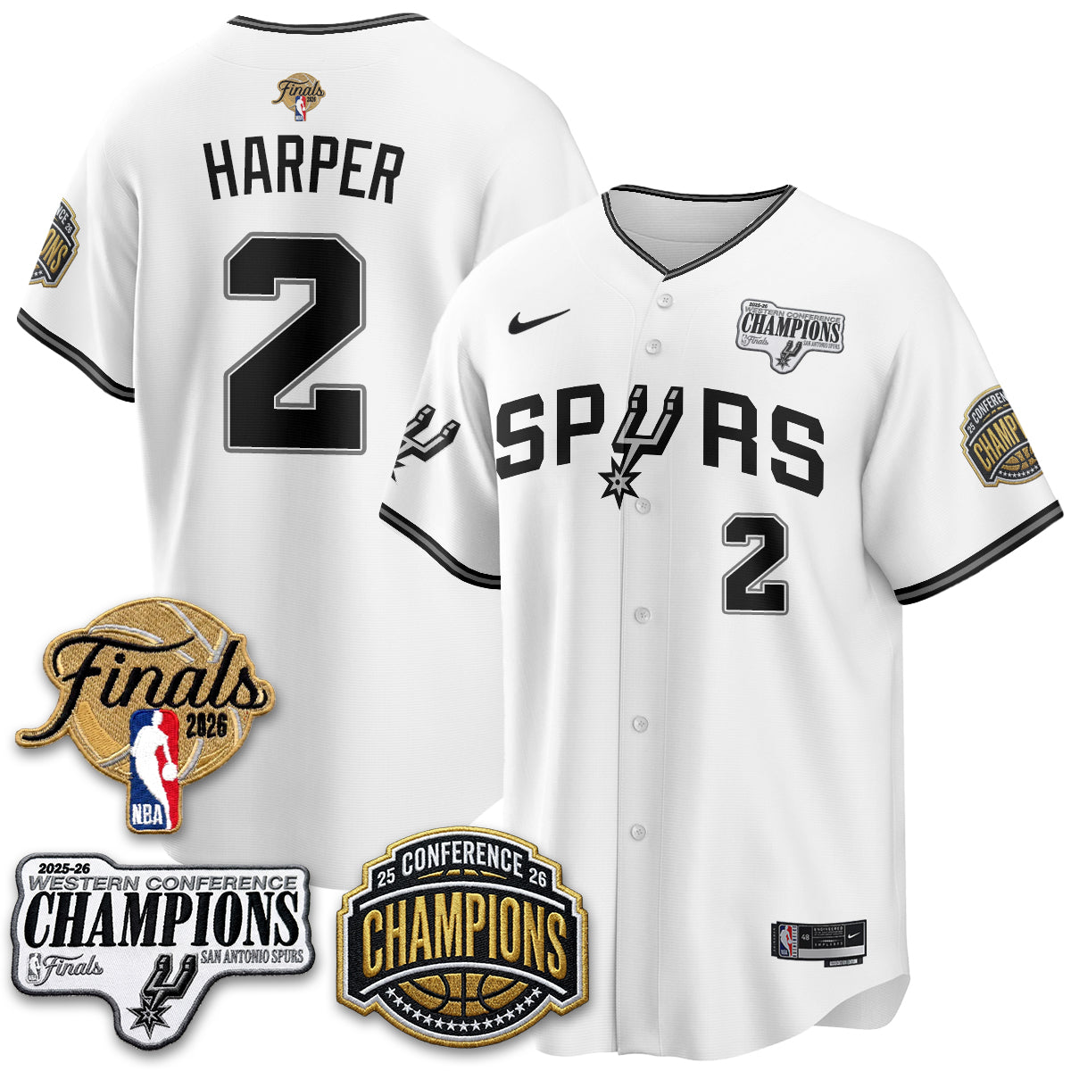 SAS 2026 Basketball Finals Vapor Jersey - Stitched